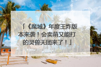 《魔域》年度王炸版本来袭！会卖萌又能打的灵兽天团来了！