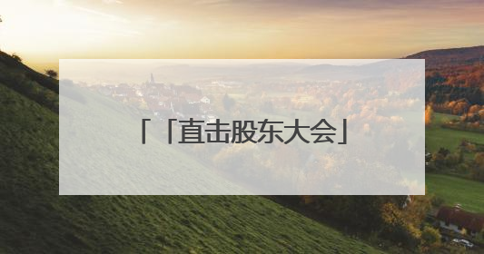 「直击股东大会」四川长虹：正视“内卷”竞争态势 加快培育发展新动能