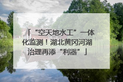“空天地水工”一体化监测！湖北黄冈河湖治理再添“利器”