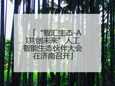 “智汇生态-AI共创未来”人工智能生态伙伴大会在济南召开