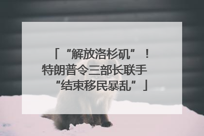 “解放洛杉矶”！特朗普令三部长联手“结束移民暴乱”