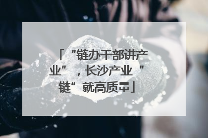 “链办干部讲产业”，长沙产业“链”就高质量