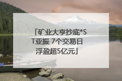 矿业大亨抄底*ST亚振 7个交易日浮盈超5亿元