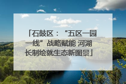 石鼓区：“五区一园一线”战略赋能 河湖长制绘就生态新图景