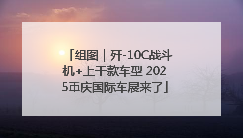 组图｜歼-10C战斗机+上千款车型 2025重庆国际车展来了