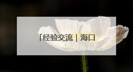 经验交流｜海口海关：大力实施“三创一建”工程