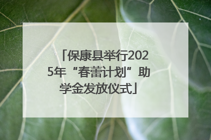 保康县举行2025年“春蕾计划”助学金发放仪式