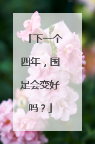 下一个四年，国足会变好吗？