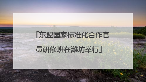 东盟国家标准化合作官员研修班在潍坊举行