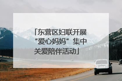 东营区妇联开展“爱心妈妈”集中关爱陪伴活动
