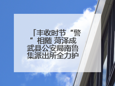 丰收时节“警”相随 菏泽成武县公安局南鲁集派出所全力护航大蒜收获季