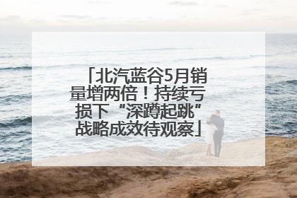 北汽蓝谷5月销量增两倍！持续亏损下“深蹲起跳”战略成效待观察