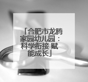 合肥市龙腾家园幼儿园：科学衔接 赋能成长