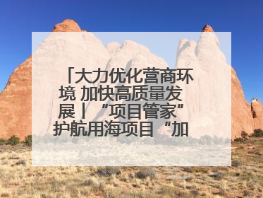 大力优化营商环境 加快高质量发展丨“项目管家”护航用海项目“加速跑”
