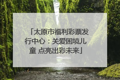 太原市福利彩票发行中心：关爱困境儿童 点亮出彩未来