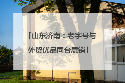 山东济南：老字号与外贸优品同台展销