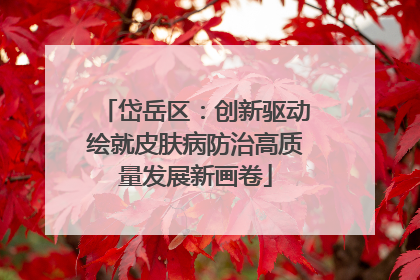 岱岳区：创新驱动绘就皮肤病防治高质量发展新画卷