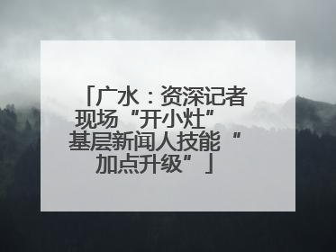 广水：资深记者现场“开小灶” 基层新闻人技能“加点升级”