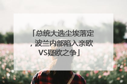 总统大选尘埃落定，波兰内部陷入亲欧VS疑欧之争