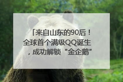 来自山东的90后！全球首个满级QQ诞生，成功解锁“金企鹅”，是继承父亲账号