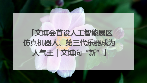 文博会首设人工智能展区 仿真机器人、第三代乐器成为人气王｜文博向“新”