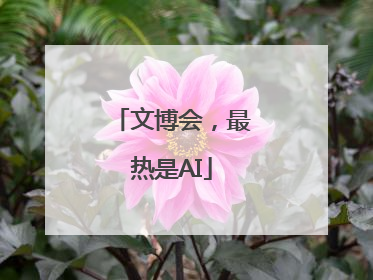 文博会，最热是AI