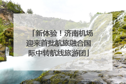 新体验！济南机场迎来首批航旅融合国际中转航线旅游团