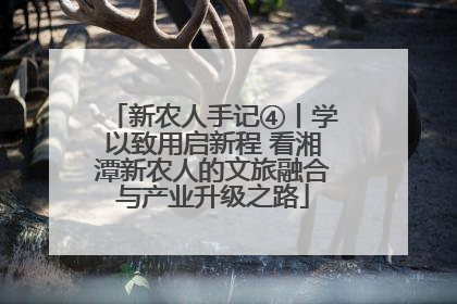新农人手记④丨学以致用启新程 看湘潭新农人的文旅融合与产业升级之路