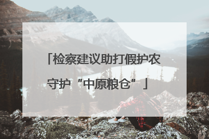 检察建议助打假护农守护“中原粮仓”