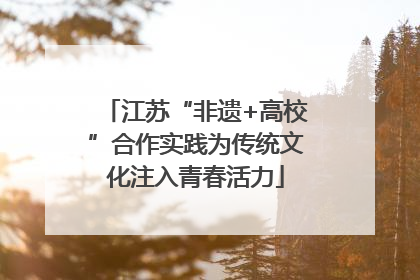 江苏“非遗+高校”合作实践为传统文化注入青春活力
