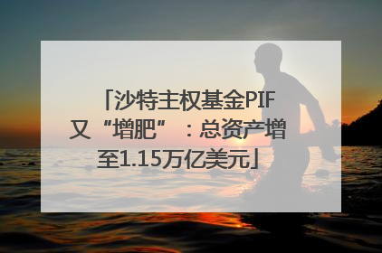 沙特主权基金PIF又“增肥”：总资产增至1.15万亿美元