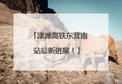 津潍高铁东营南站最新进展！