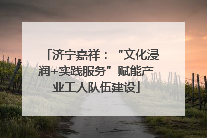 济宁嘉祥：“文化浸润+实践服务”赋能产业工人队伍建设