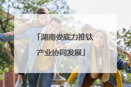 湖南娄底力推钛产业协同发展