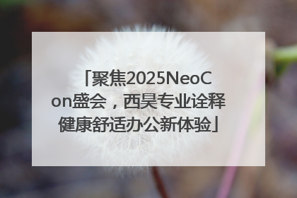 聚焦2025NeoCon盛会，西昊专业诠释健康舒适办公新体验