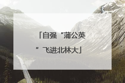 自强“蒲公英”飞进北林大