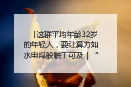 这群平均年龄32岁的年轻人，要让算力如水电煤般触手可及｜“北斗七星”探访