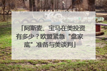 阿斯麦、宝马在美投资有多少？欧盟紧急“盘家底”准备与美谈判