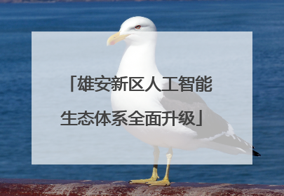 雄安新区人工智能生态体系全面升级