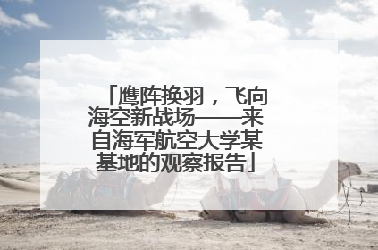 鹰阵换羽，飞向海空新战场——来自海军航空大学某基地的观察报告