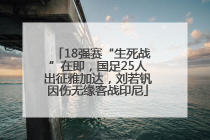 18强赛“生死战”在即，国足25人出征雅加达，刘若钒因伤无缘客战印尼