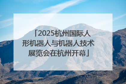 2025杭州国际人形机器人与机器人技术展览会在杭州开幕
