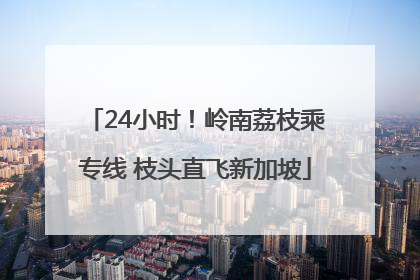 24小时！岭南荔枝乘专线 枝头直飞新加坡