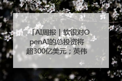 AI周报｜软银对OpenAI的总投资将超300亿美元；英伟达市值重回美股第一
